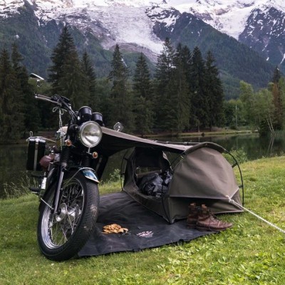 Introducing Goose, The All-In-One Motorcycle Camping System by Wingman Of The Road